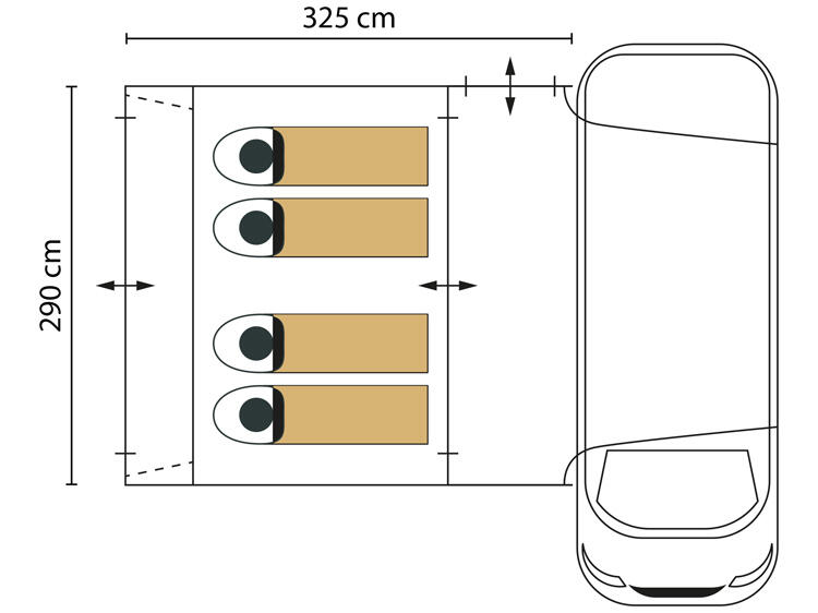 Segunda vita - Tienda de camping furgoneta - Camper Tramp Protect 7/7