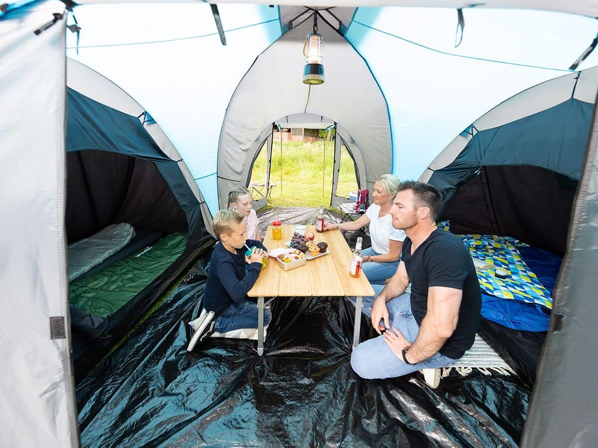 Seconde vie - Tente dôme camping Skandika Hammerfest 6 Plus - Cabines sombres 5/7