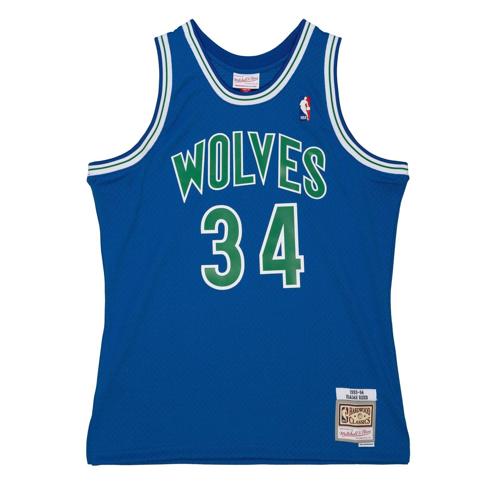 MITCHELL & NESS NBA Jersey Minnesota Timberwolves Isaiah Rider Jr 1993/94