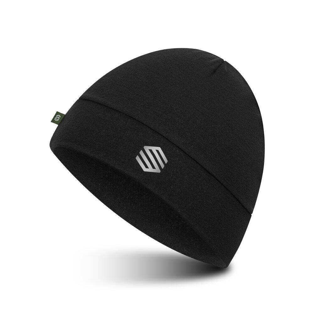 SIROKO Berretto da corsa Fitness Uomo e donna Helios Black Nero