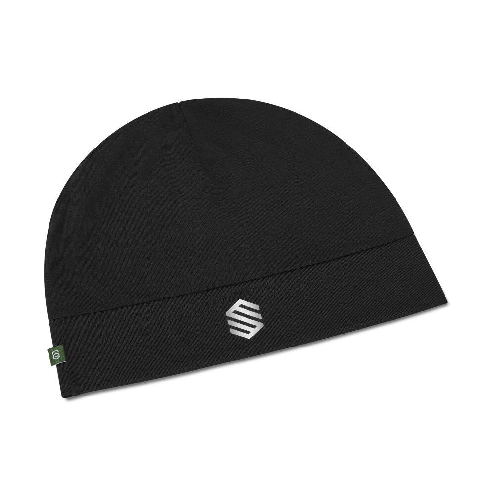 Men & Women Fitness Running beanie hat Helios Black Black 2/7
