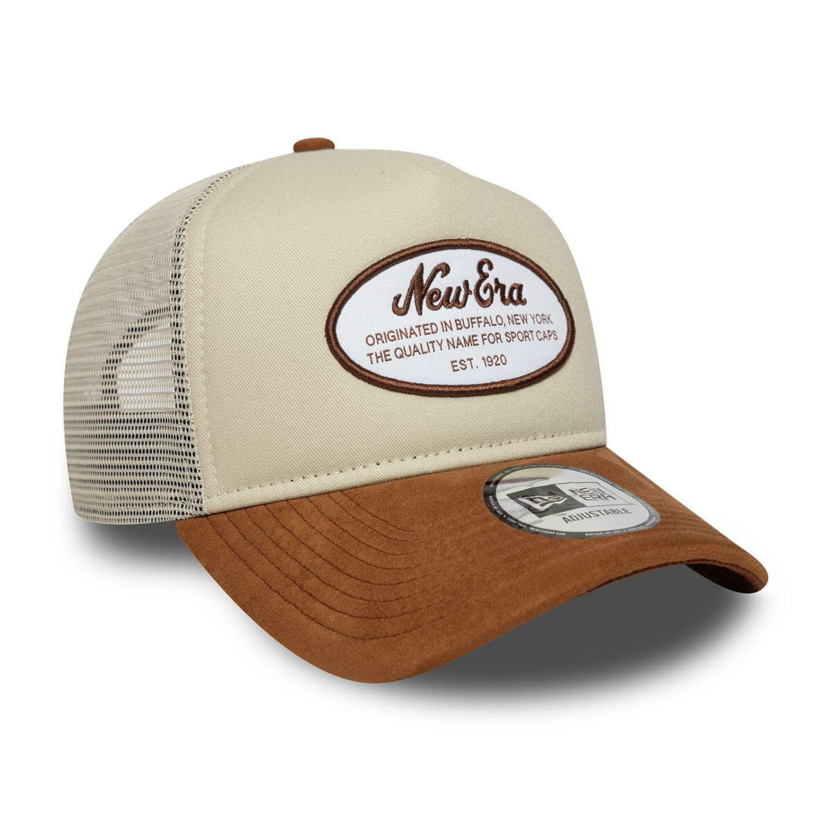 CASQUETTE OVAL PATCH SUEDE TRUCKER 3/5
