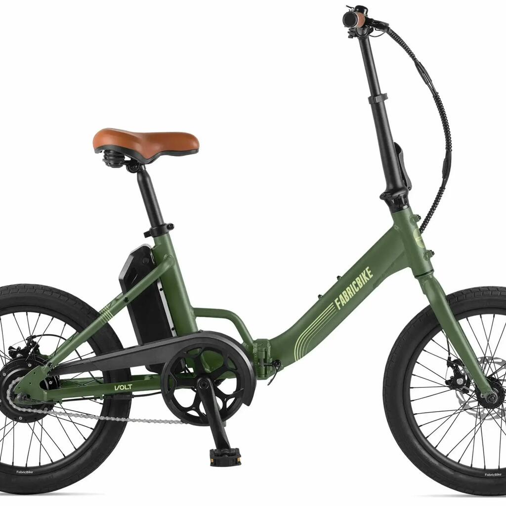 Fabricbike Volt - Bicicleta Electrica plegable 20 pulgadas . Green
