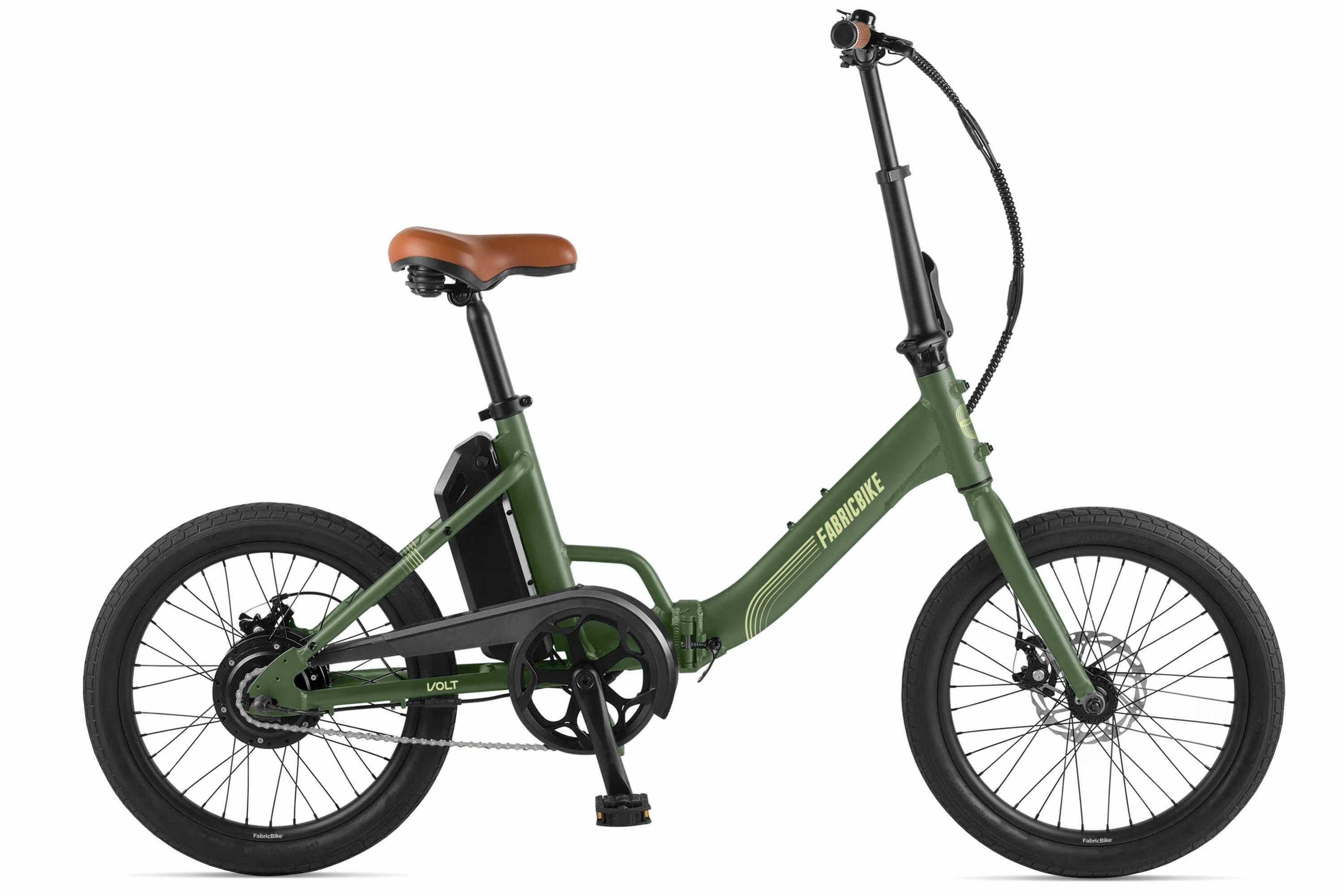 FABRICBIKE Fabricbike Volt – Bicicletta elettrica pieghevole 20" Alluminio. Verde