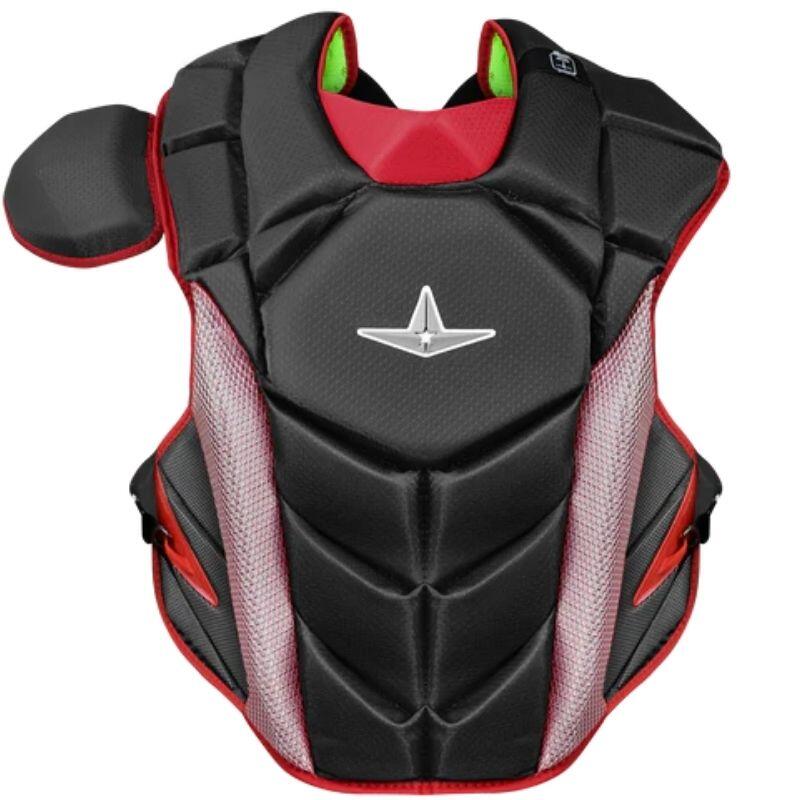 Ensemble de receveur All Star CKCC-5-LGE MVP Pro pour adulte, noir/écarlate 3/7