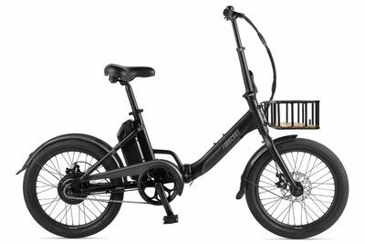 Fabricbike Volt – Bicicletta elettrica pieghevole 20" Alluminio. Nero Plus