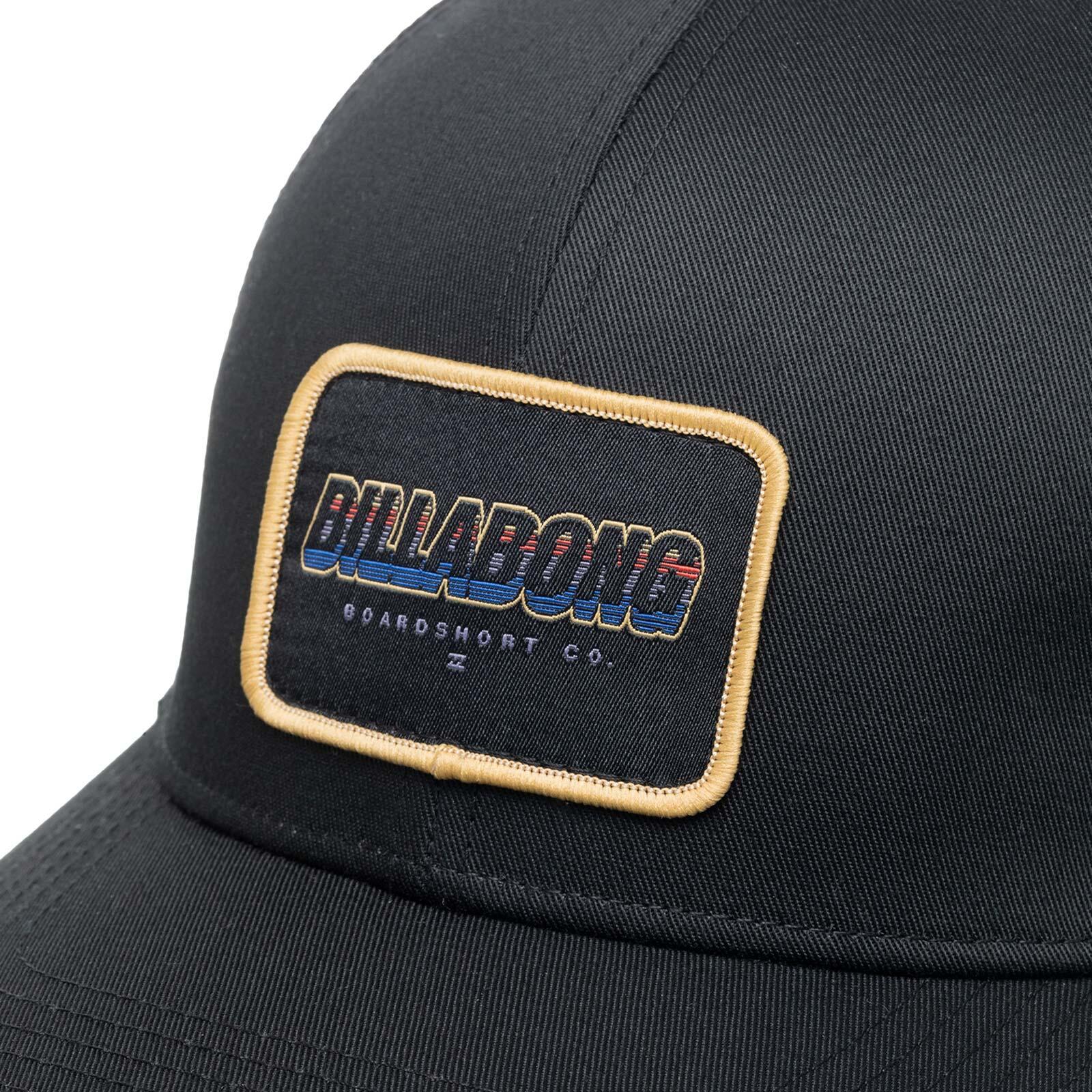 Billabong Walled Trucker Cap-Black 3/4