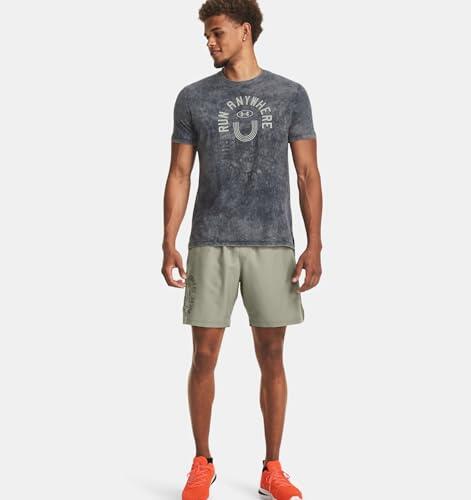 Under Armour Heren Hardloop T-shirt, Zwart, Maat M 5/6