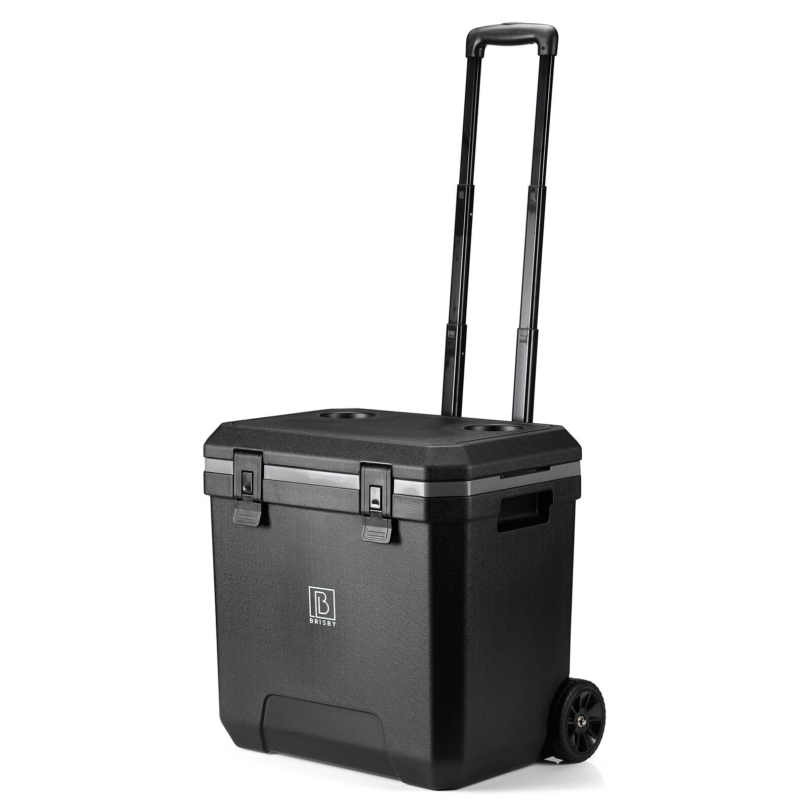 Glacière à roulettes Brisby 40L noire 6/6