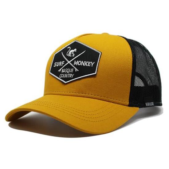 Trucker Cap – 5 Panels / Recycelt / Erwachsene / Einheitsgröße (Weiß/Schwarz)