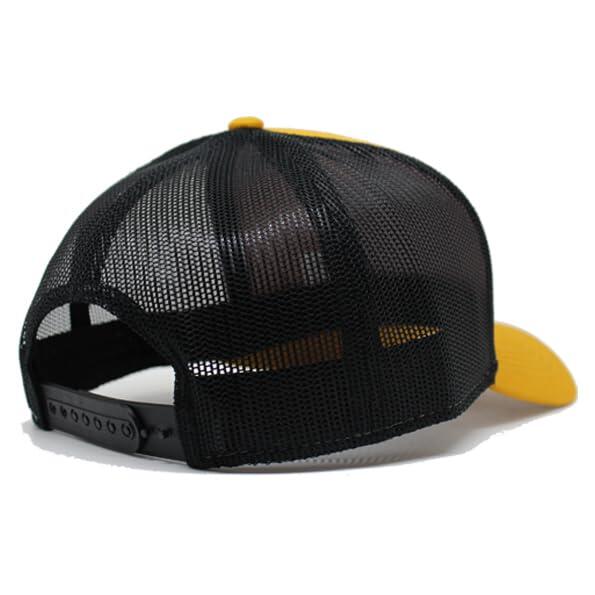 Gorra Trucker - 5 Paneles / Reciclada / Adulto / Talla única (Mostaza/Negro) 2/6