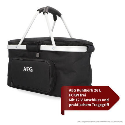 AEG Kühlkorb KS26 12V 26 Liter Kühlbox Kühltasche Camping Isolierbox