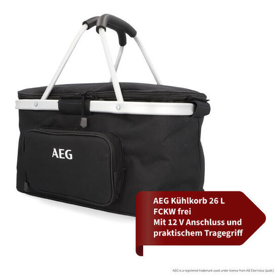 AEG Kühlkorb KS26 12V 26 Liter Kühlbox Kühltasche Camping Isolierbox