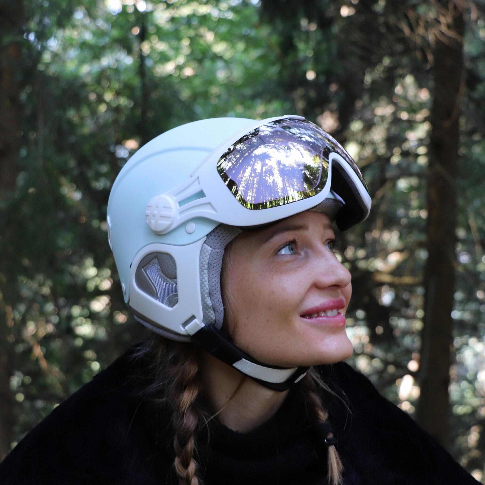 CASQUE VISIERE GIANNY COLOR BLEU GLACIER 6/6