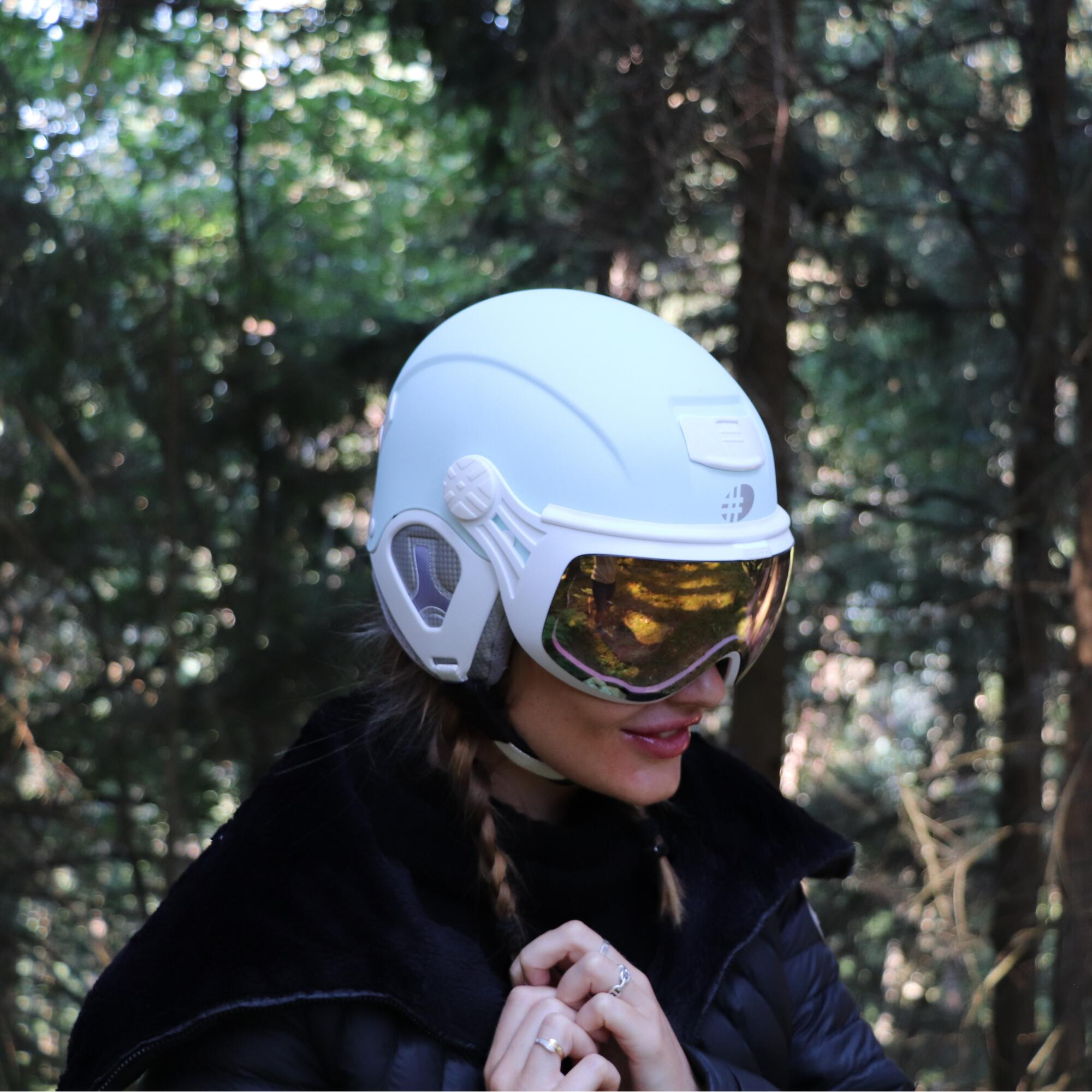 CASQUE VISIERE GIANNY COLOR BLEU GLACIER 4/6