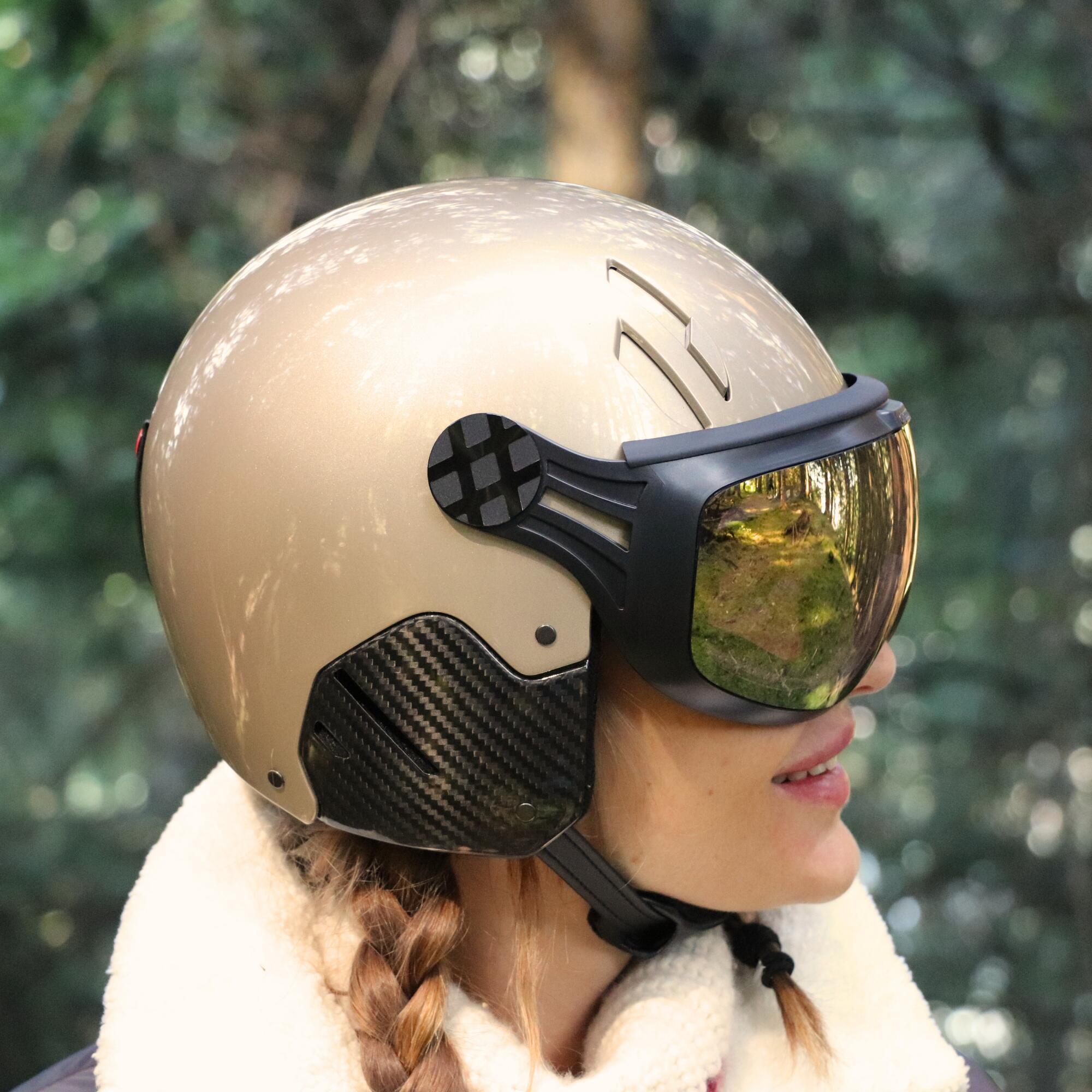 CASQUE MAJOR CARBONE INFINITE CHAMPAGNE NACRE 5/5