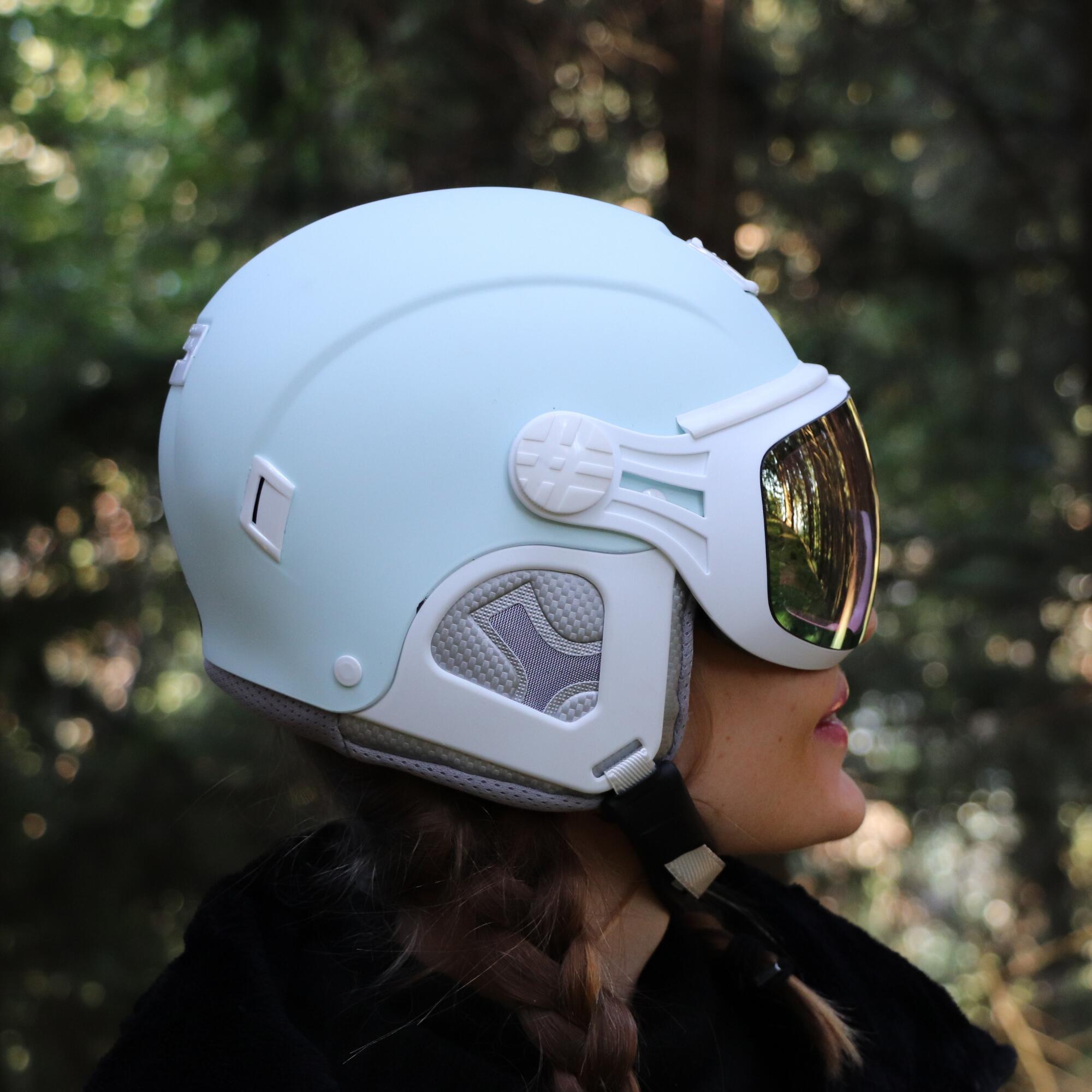 CASQUE VISIERE GIANNY COLOR BLEU GLACIER 3/6