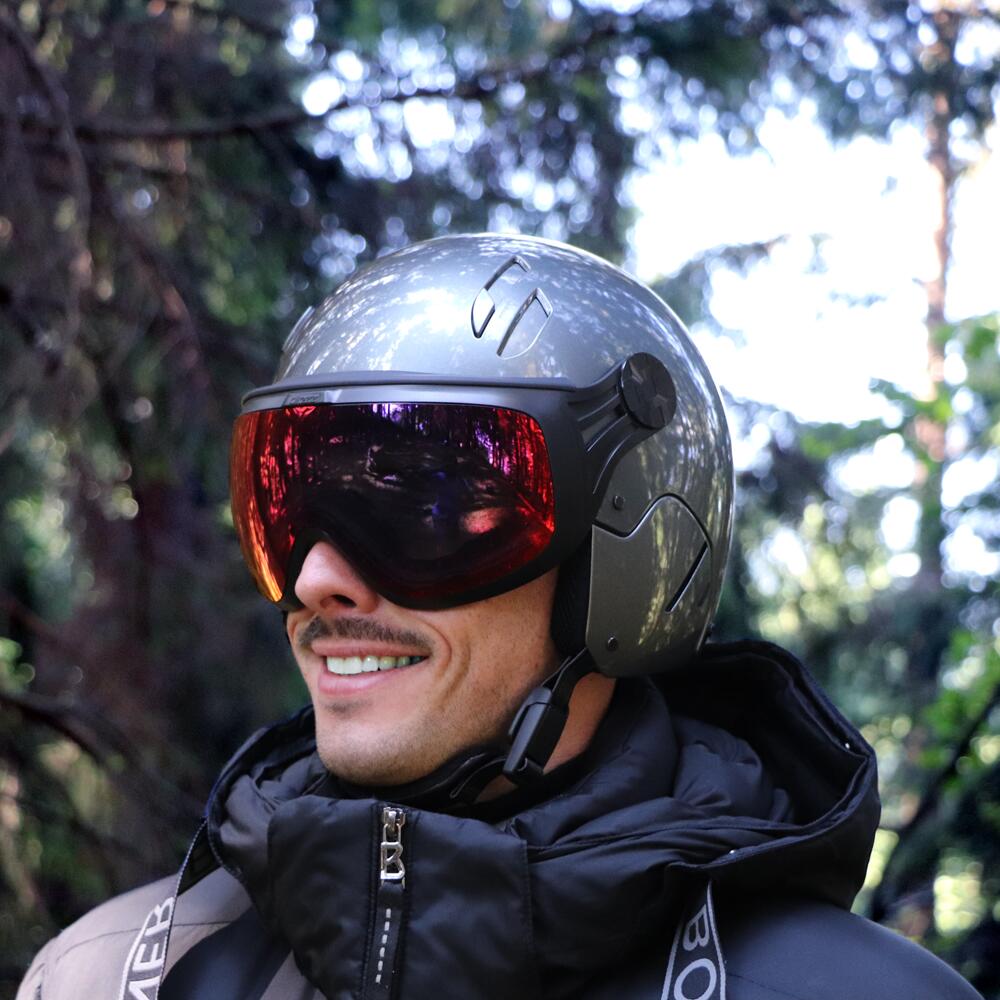 vizier skihelm MAJOR CARBON INFINITE GRIS NARDO. 3/6