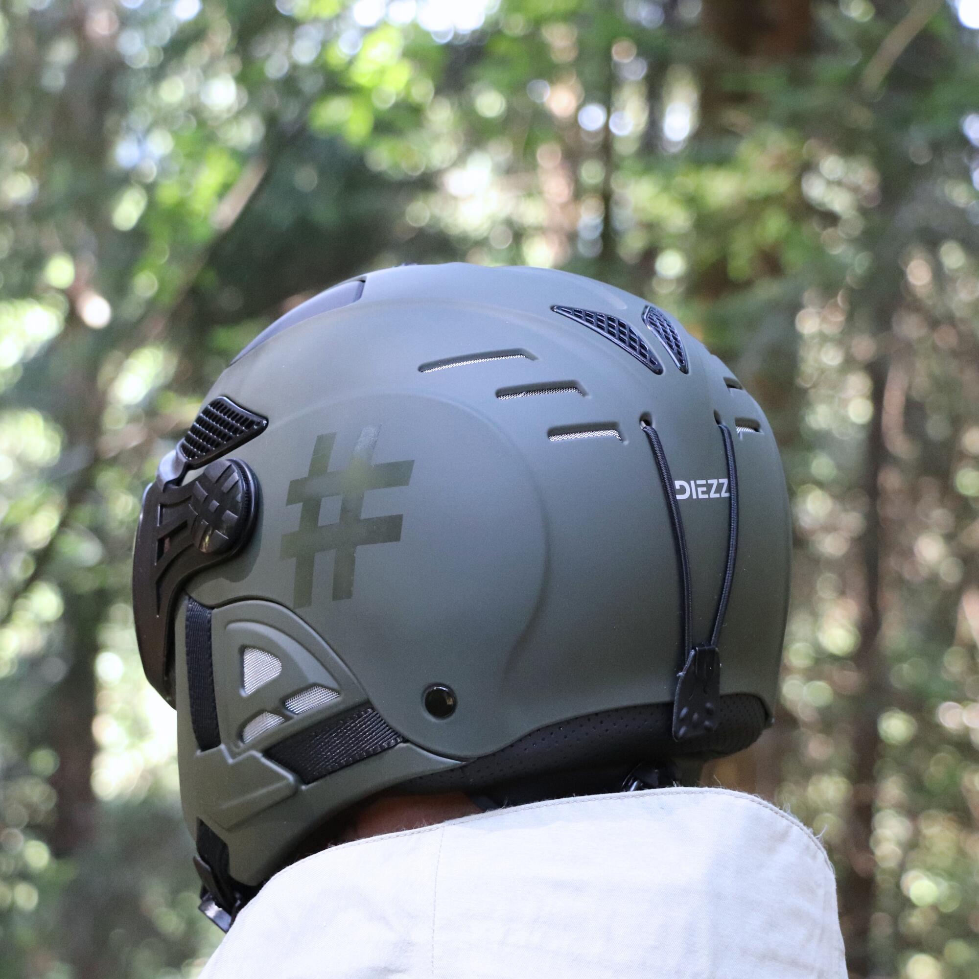 HELM VISIER LOUNA II TEMPO KAKI. 6/6