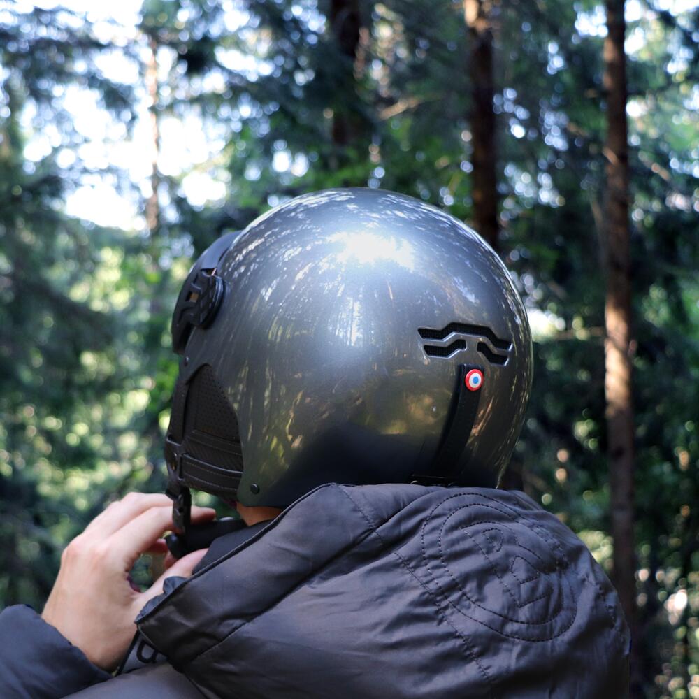 CASQUE FRANCAIS MAJOR INFINITE GRIS NARDO 4/4