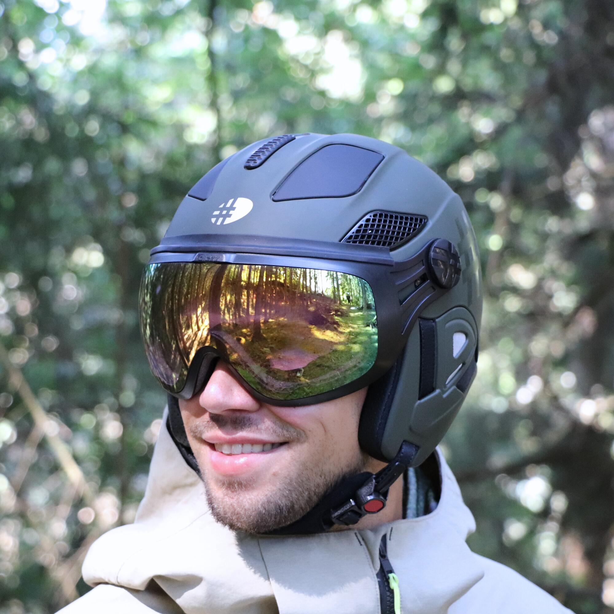 HELM VISIER LOUNA II TEMPO KAKI. 3/6