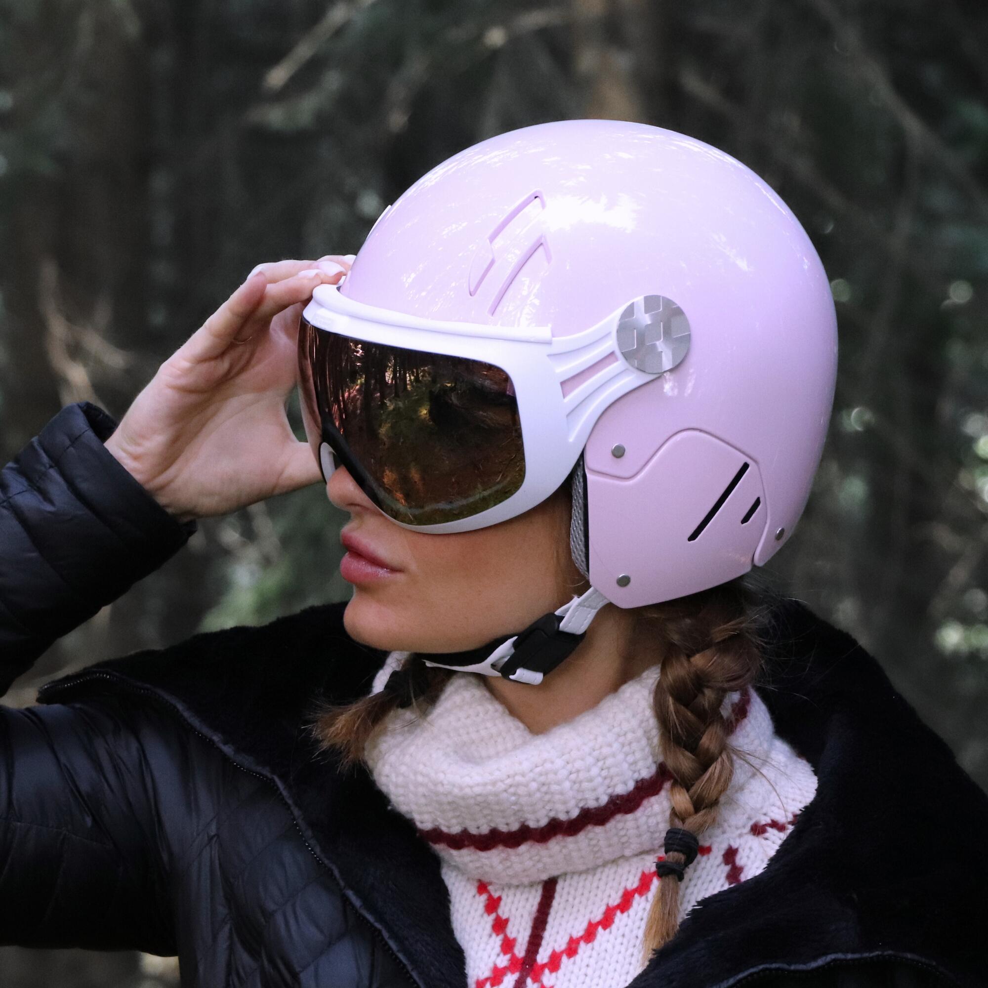CASQUE MAJOR CARBONE INFINITE PETALE DE ROSE 3/4