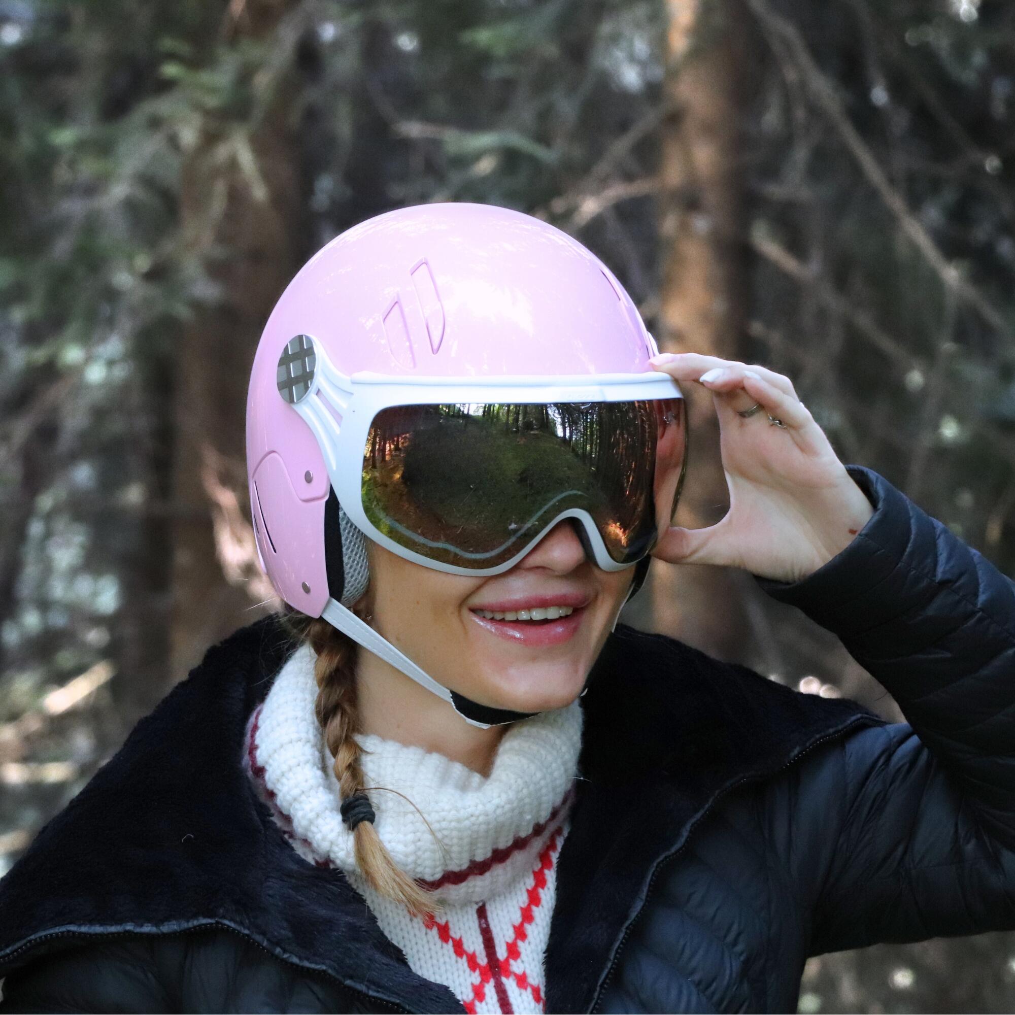 vizier skihelm MAJOR CARBON INFINITE PETALE DE ROSE. 5/6