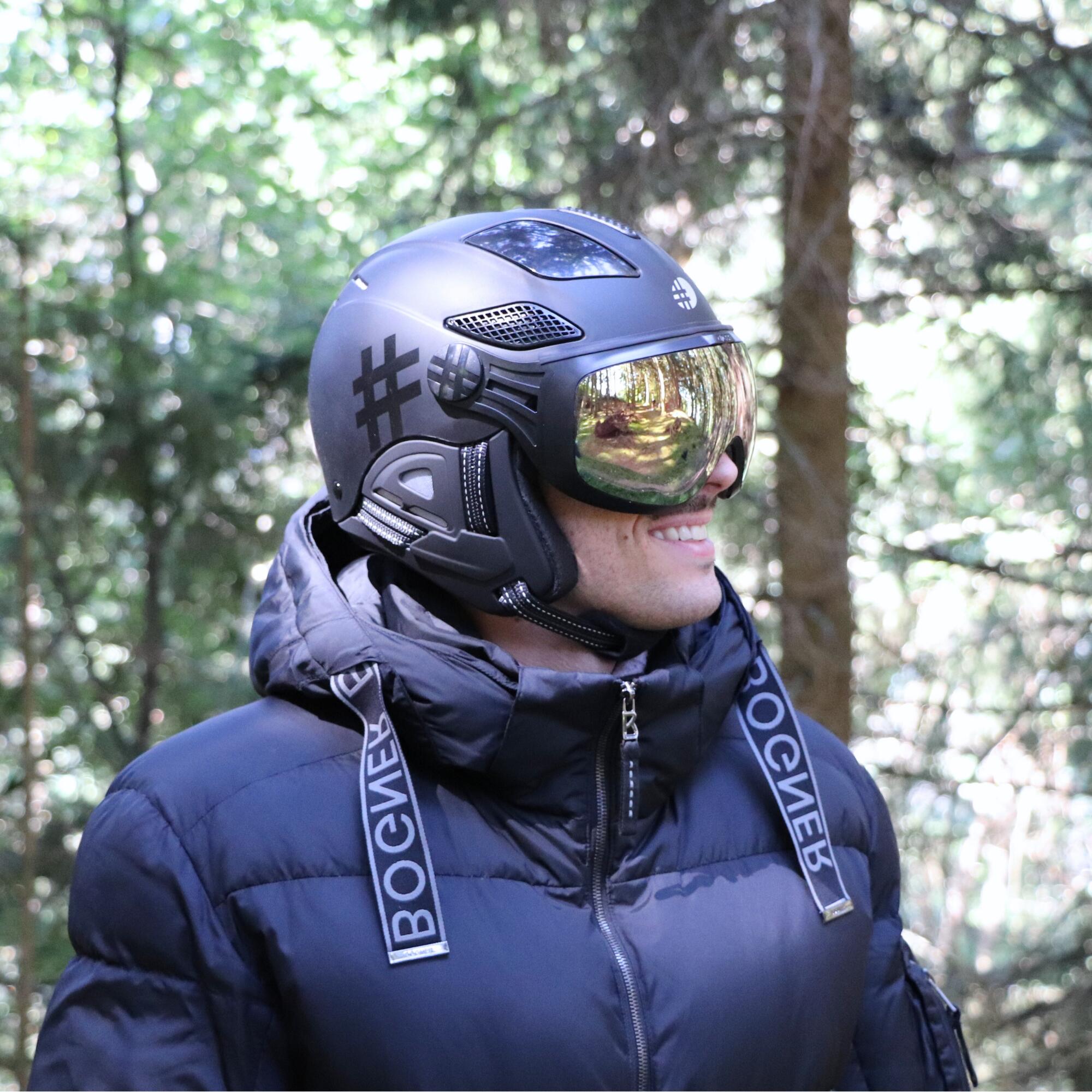 CASCO CON VISOR LOUNA II TEMPO BLACK TO BLACK 5/6