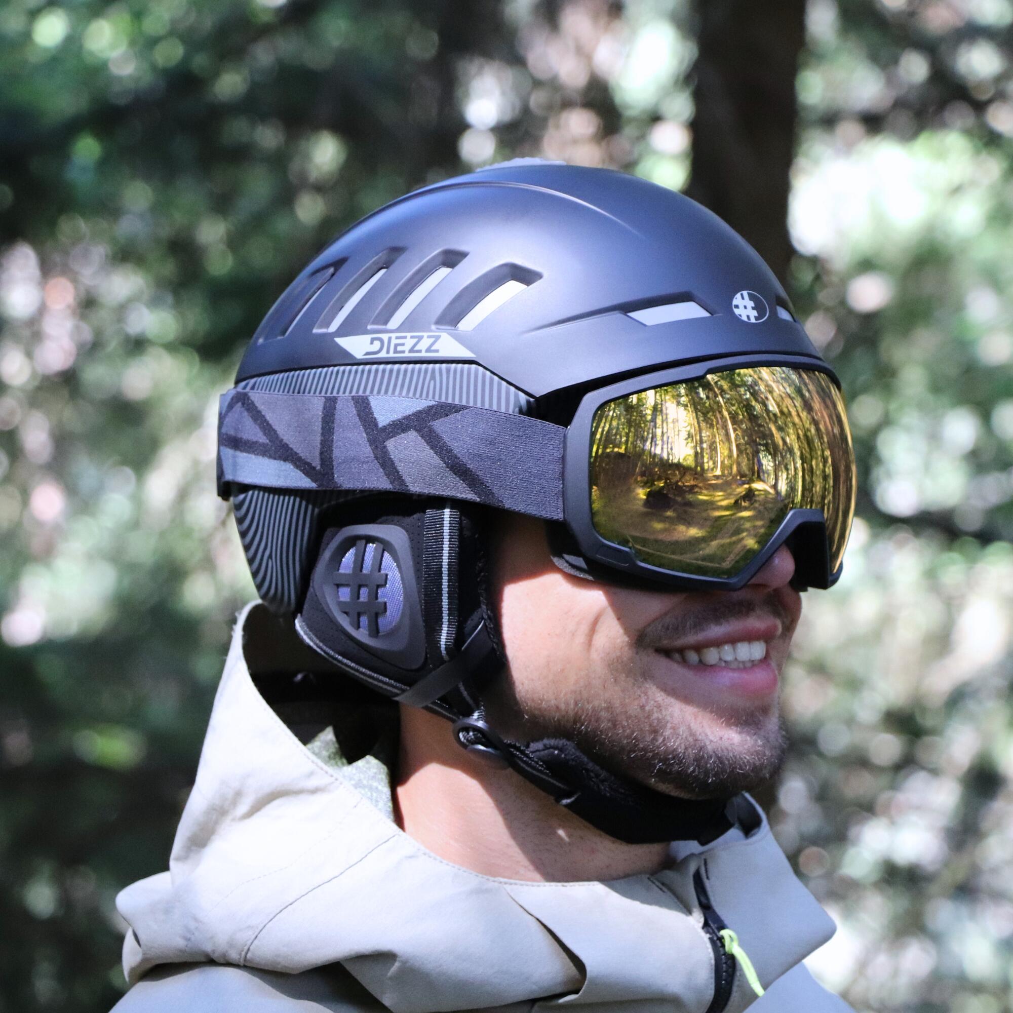 Photochrome Skibrille VOLTA M S1-3 BLACK SILVER. 2/2