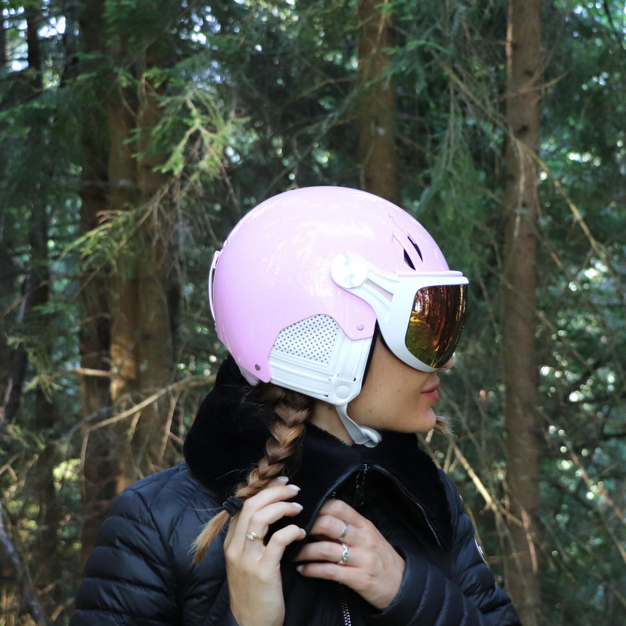 CASQUE FRANCAIS MAJOR INFINITE PETALE DE ROSE 4/4