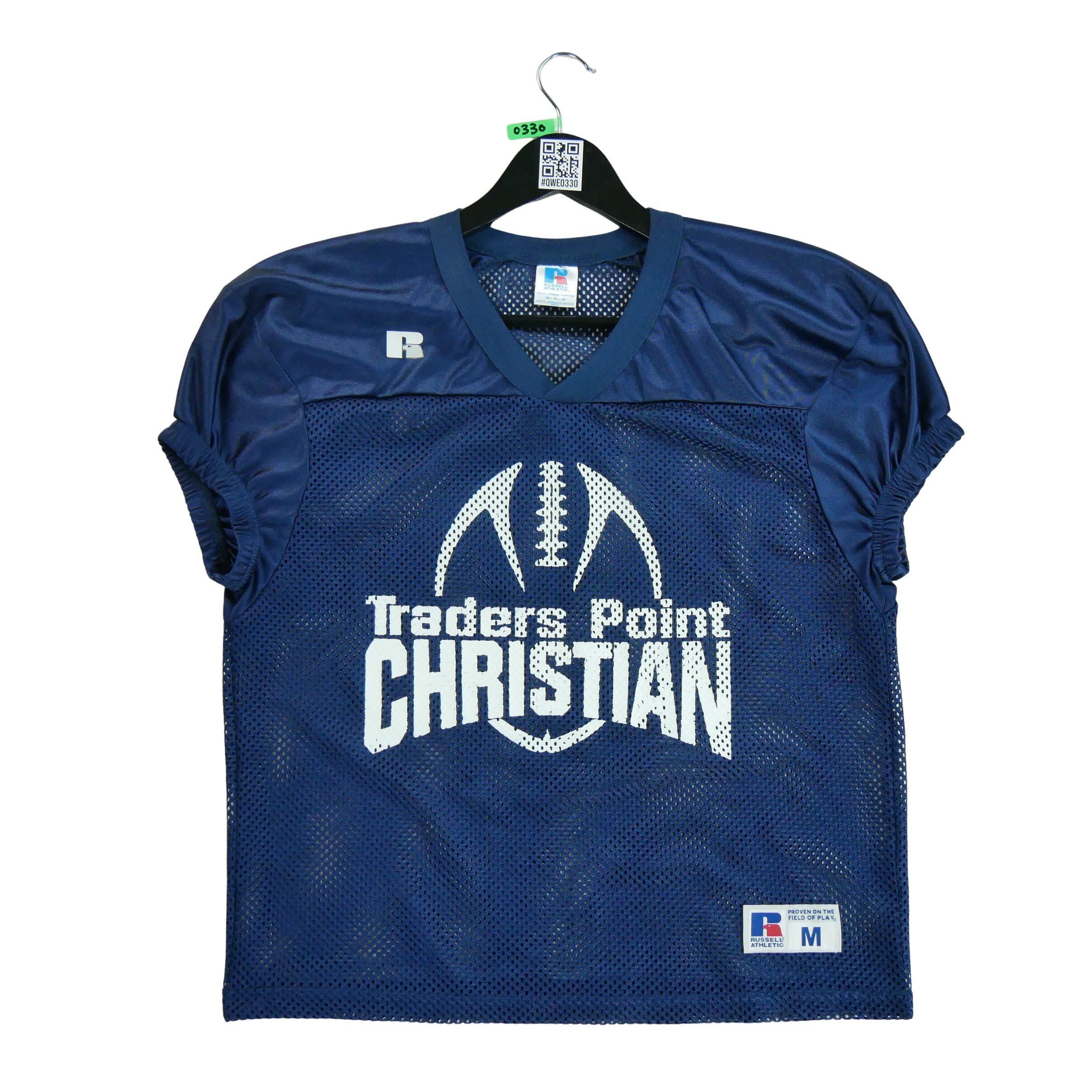 RUSSEL ATHLETIC Reconditionné - Maillot Homme Football US Marine - Très Bon État