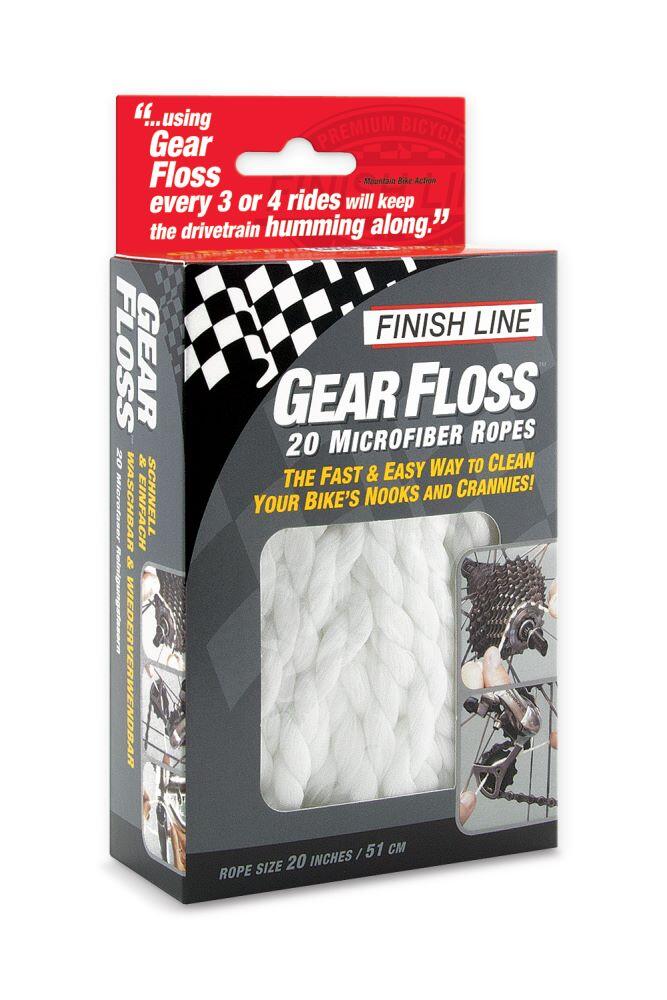 FINISH LINE GEAR Wartungssatz FLOSS / 20 Strings MICROFIBER 2/2