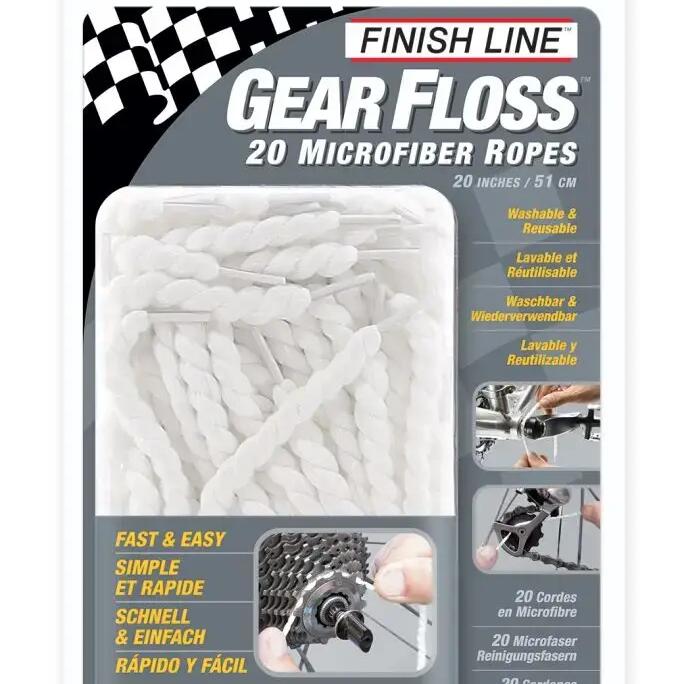 FINISH LINE GEAR Maintenance Kit FLOSS / 20 Strings MICROFIBER
