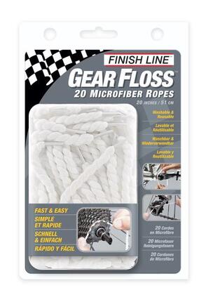 FINISH LINE GEAR Wartungssatz FLOSS / 20 Strings MICROFIBER