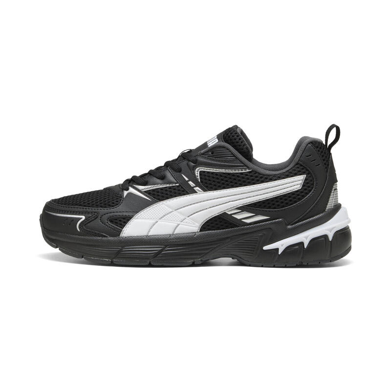 Sneakersy unisex Milenio Tech 2000 PUMA Black White Silver Metallic