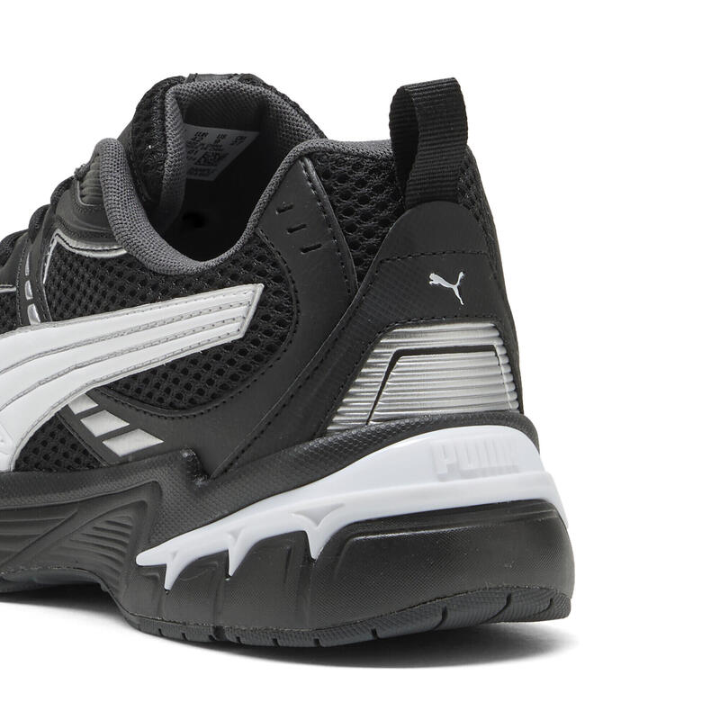 Sneakersy unisex Milenio Tech 2000 PUMA Black White Silver Metallic