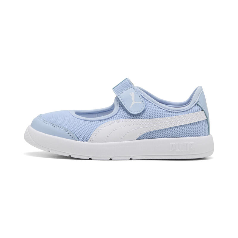 Dziecięce sneakersy Courtflex v3 Lina V PUMA Haute Tropic White Blue