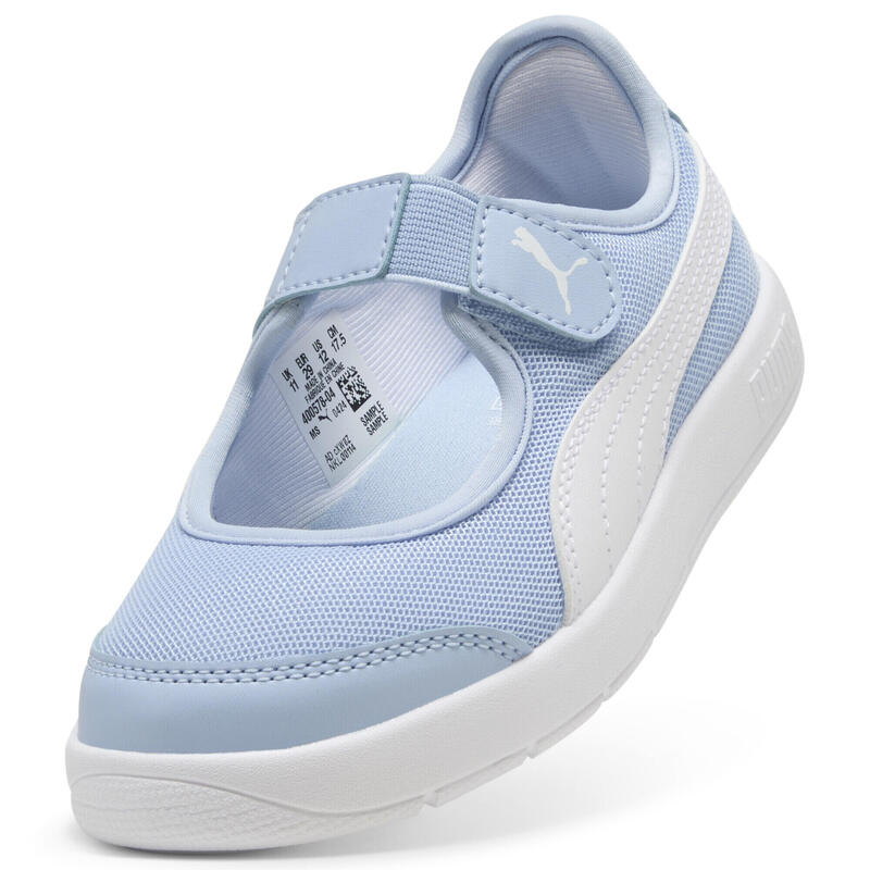 Dziecięce sneakersy Courtflex v3 Lina V PUMA Haute Tropic White Blue