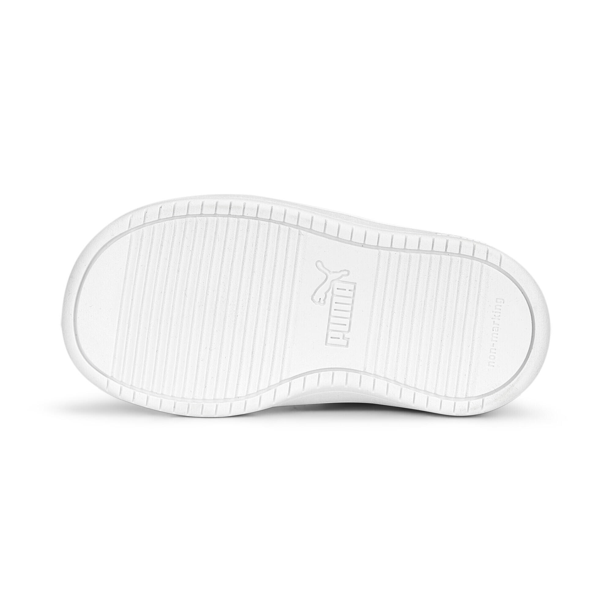 Încălțăminte bebe talpă cauciuc, închidere elastică Rickie V alb PUMA 4/7