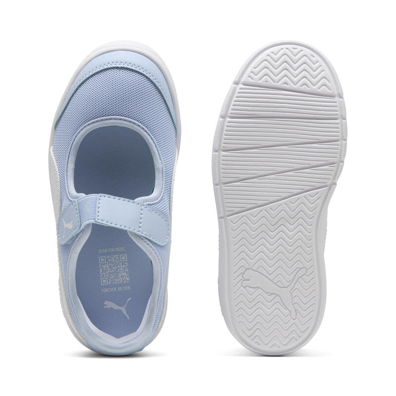 Dziecięce sneakersy Courtflex v3 Lina V PUMA Haute Tropic White Blue