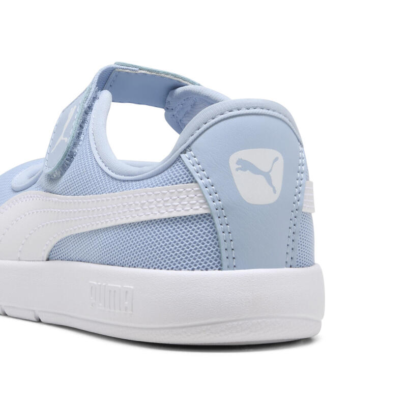 Dziecięce sneakersy Courtflex v3 Lina V PUMA Haute Tropic White Blue
