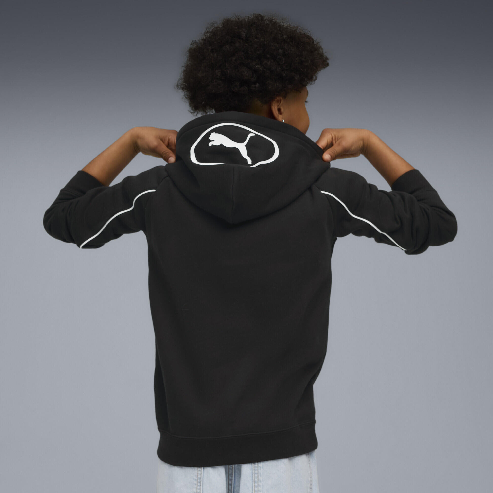 Sweat à capuche zippé PUMA Sport Enfant et Adolescent PUMA 3/7
