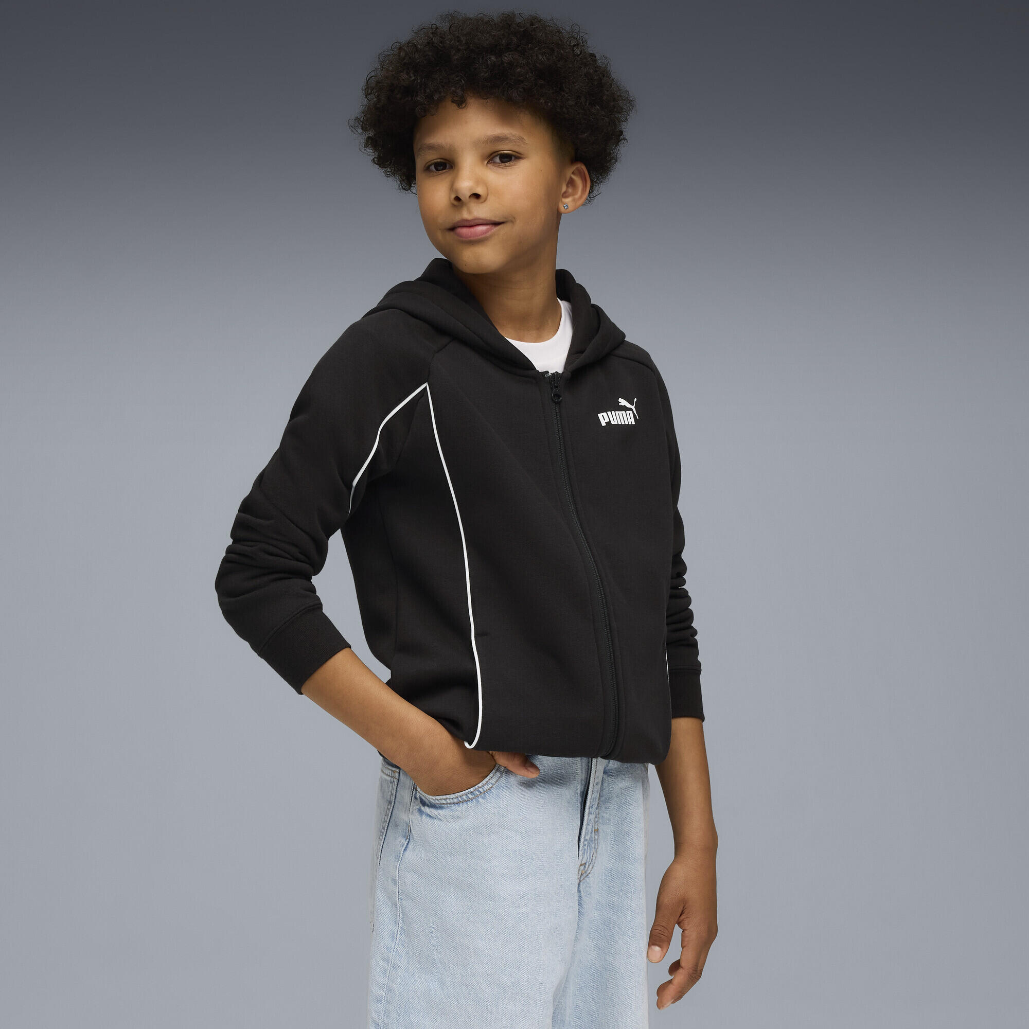 Sweat à capuche zippé PUMA Sport Enfant et Adolescent PUMA 2/7
