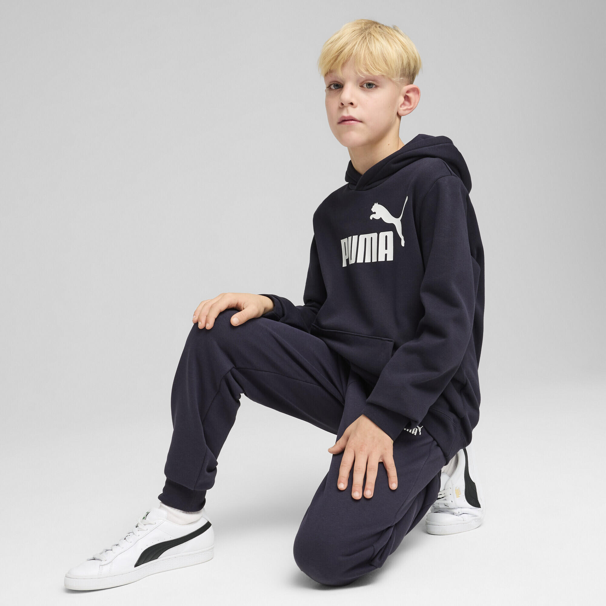 ESS No. 1 Logo Fleece-Hoodie Jungen PUMA 4/7