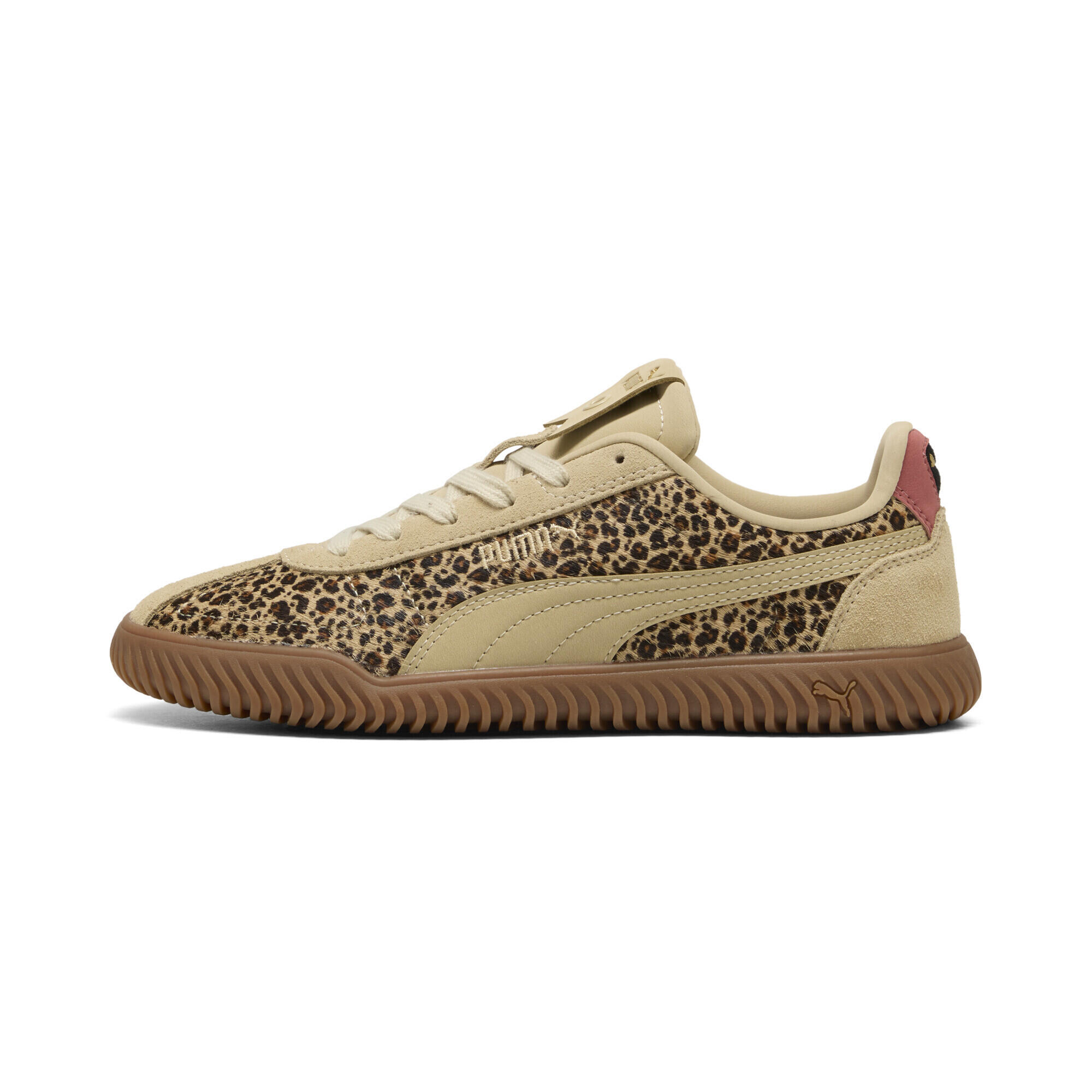 Pantofi sport femei Puma Club Kayzer Animal Flair Toasted, Maro 3/7