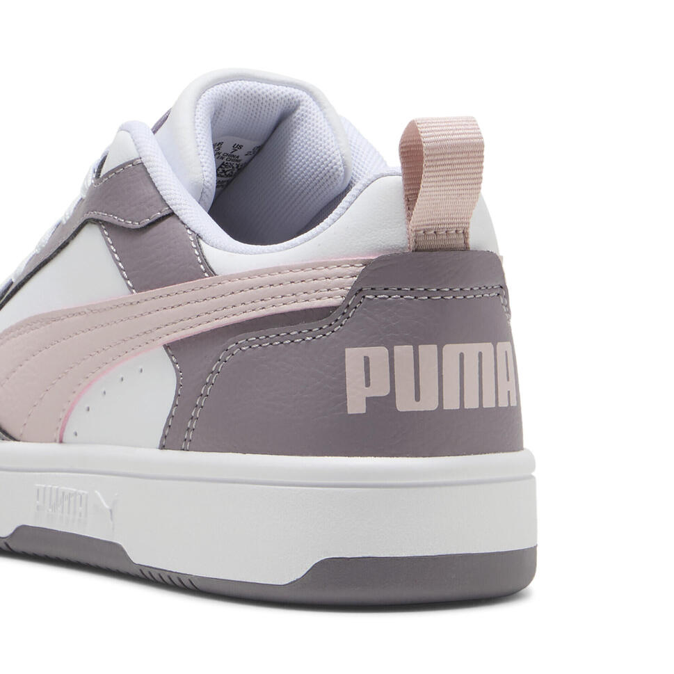 Sneakersy Rebound V6 Low PUMA White Mauve Mist Plum Jam Pink Purple