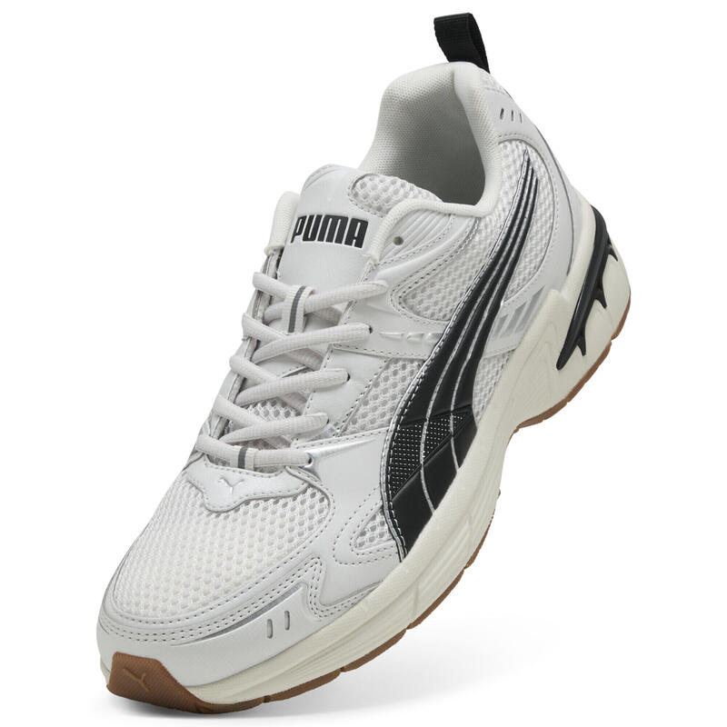 Sneakersy unisex Milenio Tech 2000 PUMA Feather Gray Black Silver Metallic
