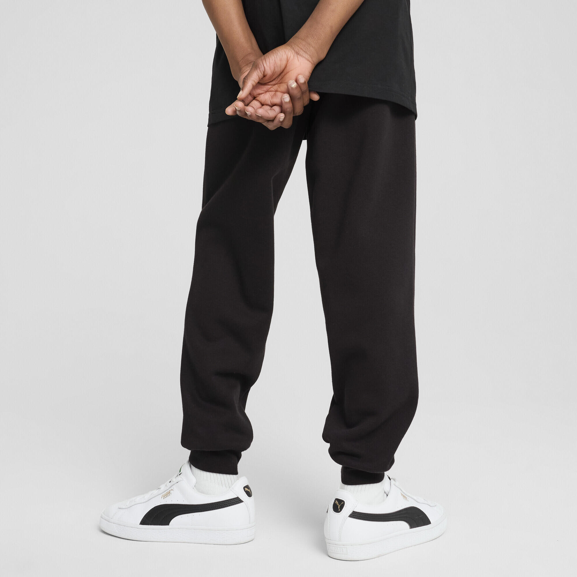 ESS No. 1 Logo Fleece-Jogginghose Jungen PUMA 3/7
