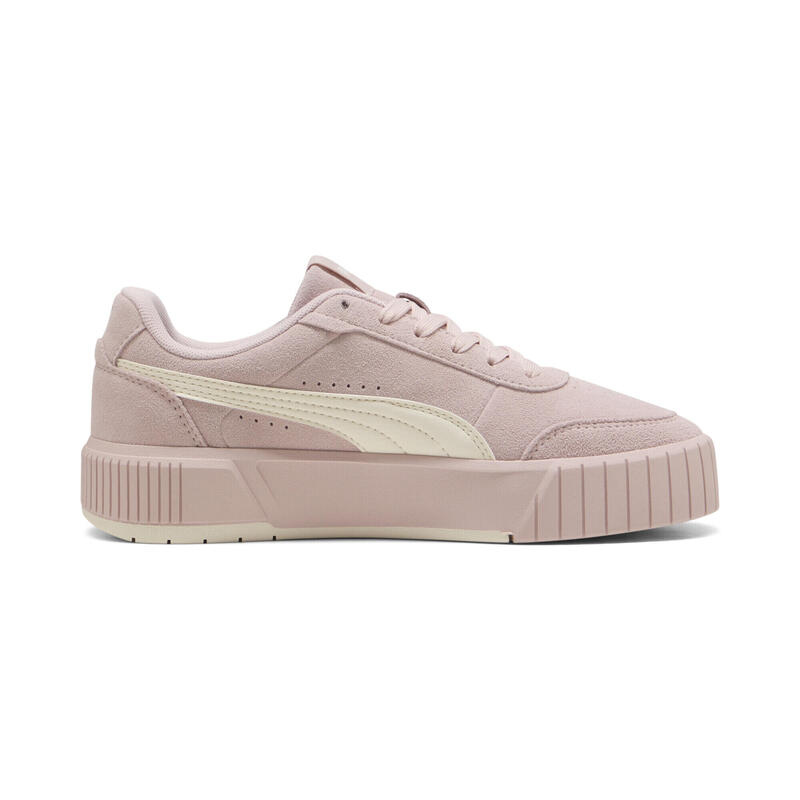 Damskie sneakersy Carina Mia Suede PUMA Mauve Mist Frosted Ivory Pink White