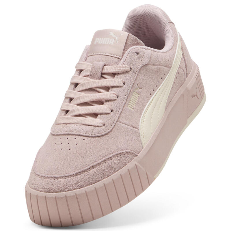 Damskie sneakersy Carina Mia Suede PUMA Mauve Mist Frosted Ivory Pink White